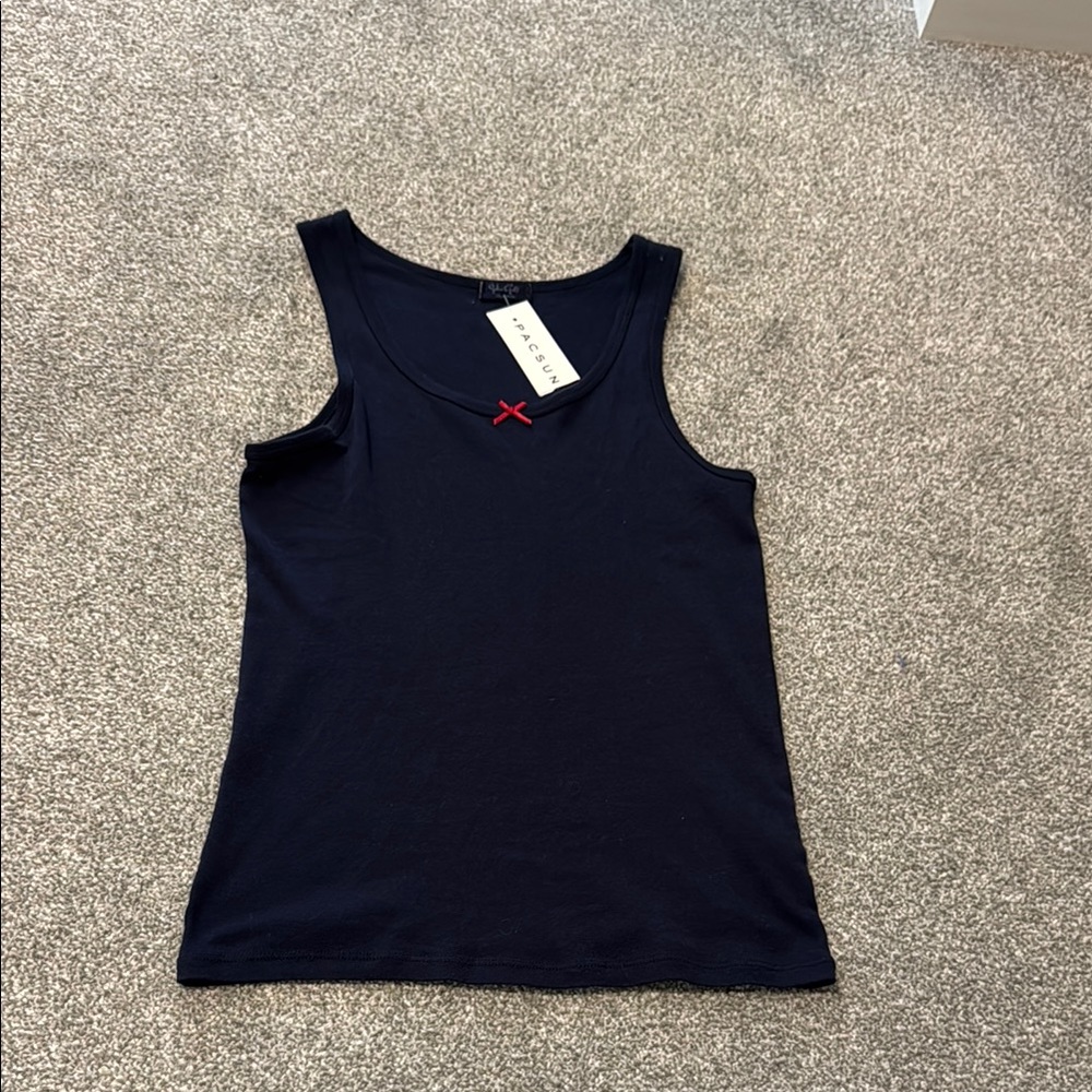 Navy Tank Top by